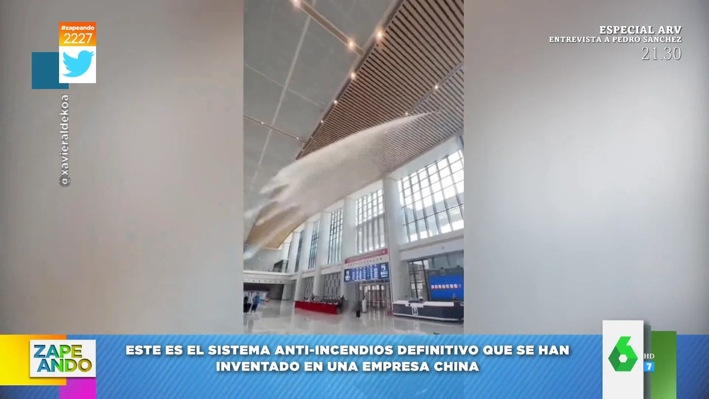 Una empresa china presenta lo último en sistemas de incendios Una empresa china presenta lo último en sistemas de incendios