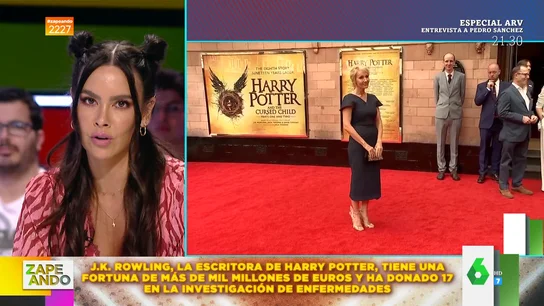 J.K. Rowling dona 27 millones de euros a la ciencia J.K. Rowling dona 27 millones de euros a la ciencia