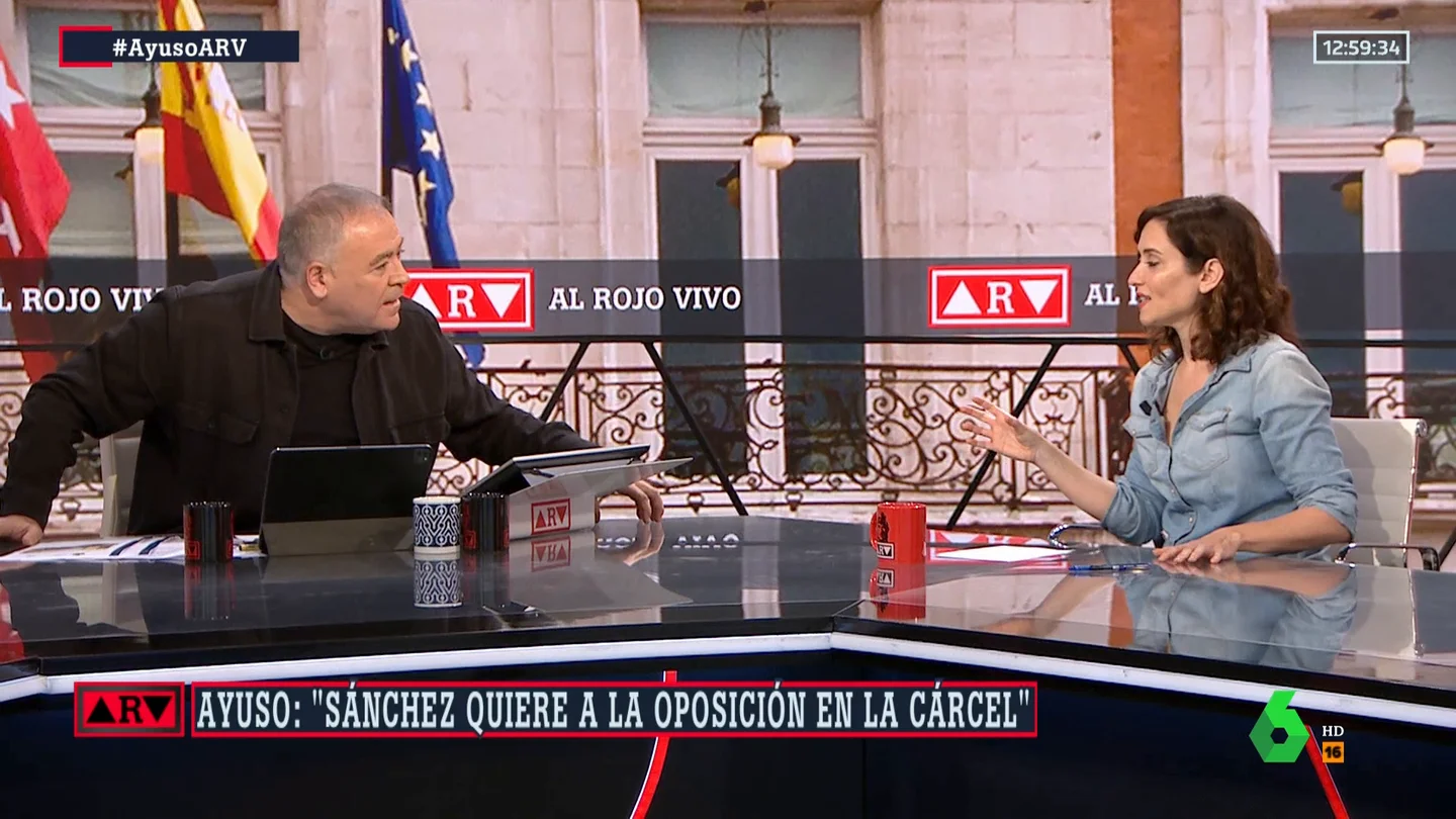 Isabel Díaz Ayuso en Al Rojo Vivo Isabel Díaz Ayuso en Al Rojo Vivo