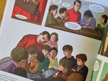 Una página de 'La promesa', de Javier Martínez Sancho y Sergi Bernal