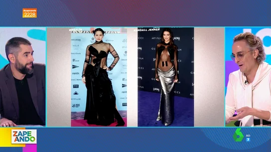 Rosalía y Kendall Jenner o cómo ser las reinas de las transparencias sobre la alfombra roja Rosalía y Kendall Jenner o cómo ser las reinas de las transparencias sobre la alfombra roja