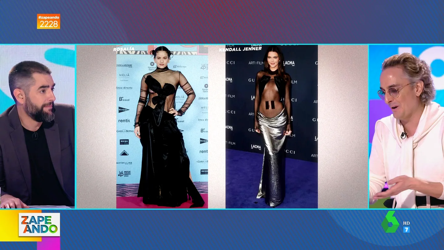Rosalía y Kendall Jenner o cómo ser las reinas de las transparencias sobre la alfombra roja Rosalía y Kendall Jenner o cómo ser las reinas de las transparencias sobre la alfombra roja