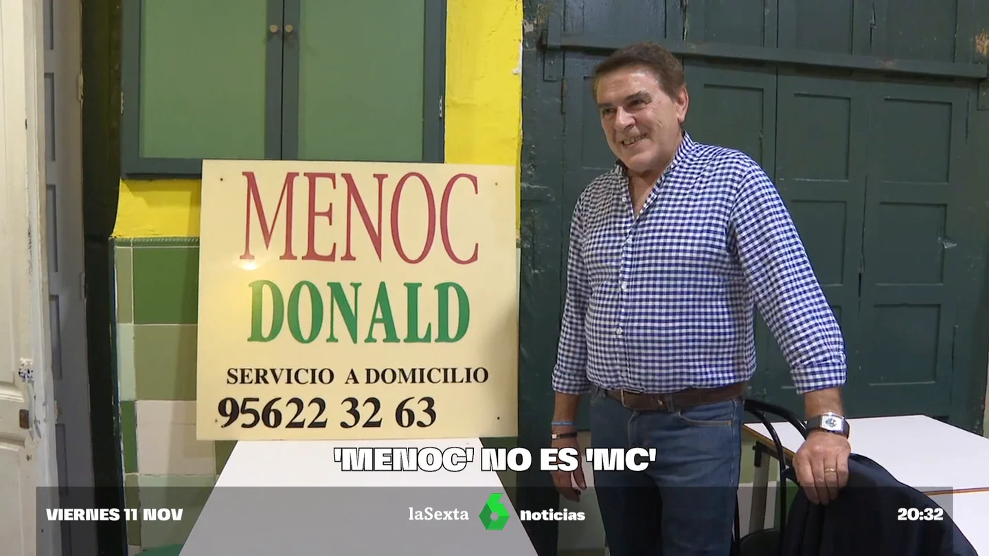 El mítico 'Menoc Donald' de Cádiz tiene que cambiar su nombre ante la advertencia de McDonalds El mítico 'Menoc Donald' de Cádiz tiene que cambiar su nombre ante la advertencia de McDonalds