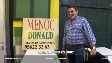 El mítico 'Menoc Donald' de Cádiz tiene que cambiar su nombre ante la advertencia de McDonalds 