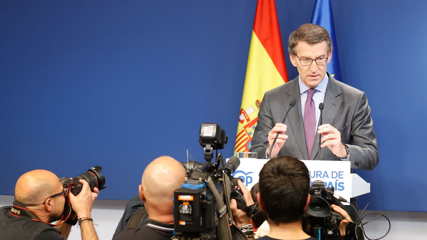 El presidente del Partido Popular (PP), Alberto Núñez Feijóo El presidente del Partido Popular (PP), Alberto Núñez Feijóo