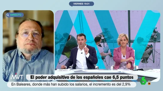 "Una subida lineal del salario y un café para todos en España no tiene ningún sentido": la reflexión de Niño Becerra "Una subida lineal del salario y un café para todos en España no tiene ningún sentido": la reflexión de Niño Becerra