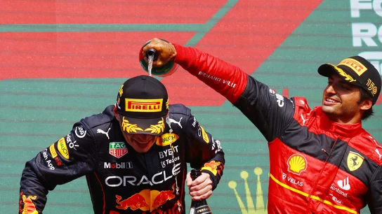 Carlos Sainz y Max Verstappen Carlos Sainz y Max Verstappen