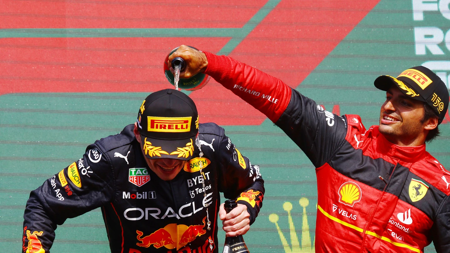Carlos Sainz y Max Verstappen Carlos Sainz y Max Verstappen