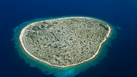 Isla de Baljenac, en Croacia Isla de Baljenac, en Croacia