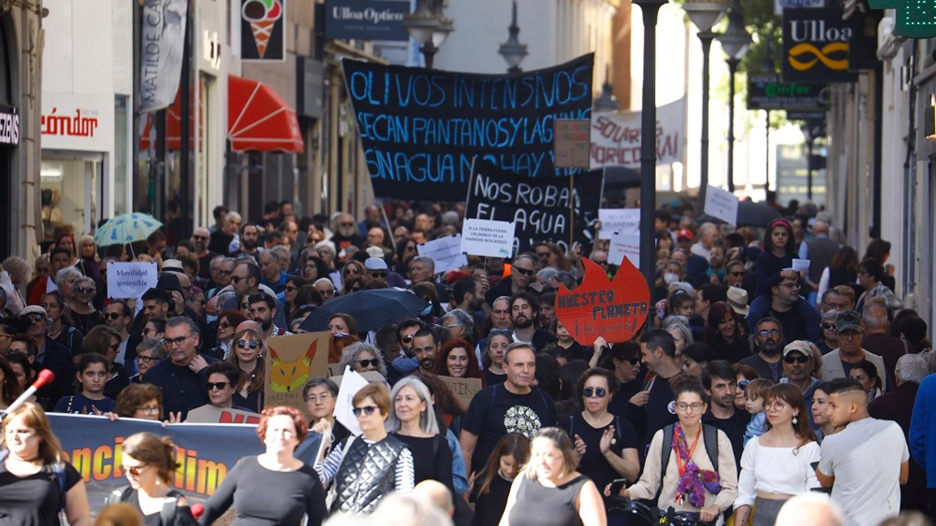 Miles de a la calle exigir "acciones reales" que permitan una "justicia climática" en España