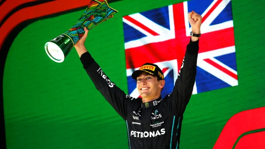 George Russell gana su primera carrera de F1 George Russell gana su primera carrera de F1