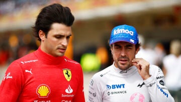 Carlos Sainz y Fernando Alonso