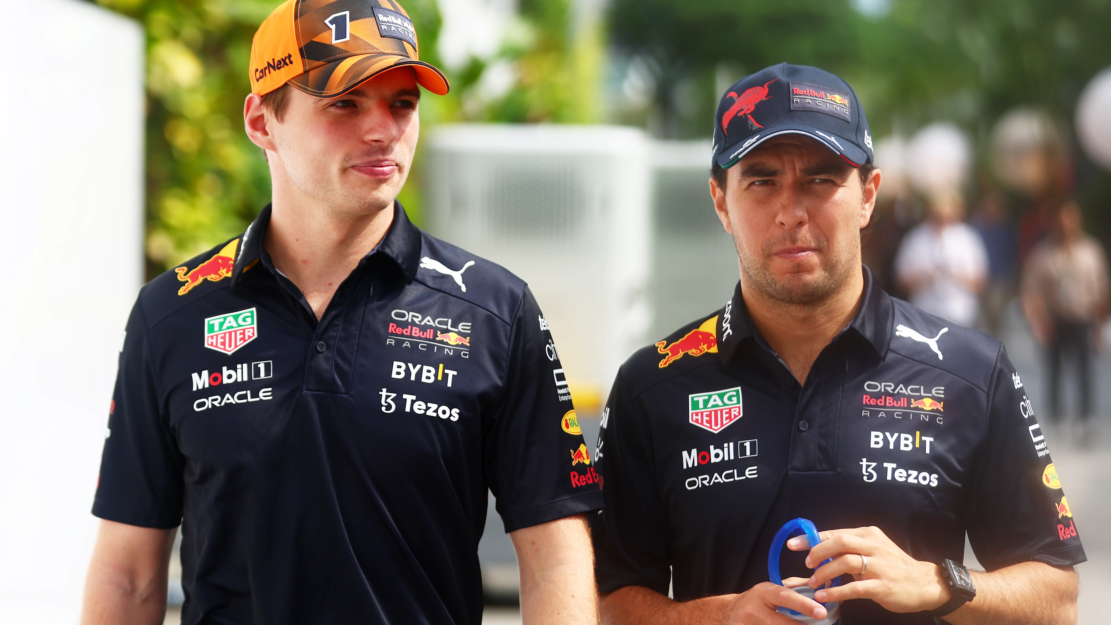 Max Verstappen y 'Checo' Pérez