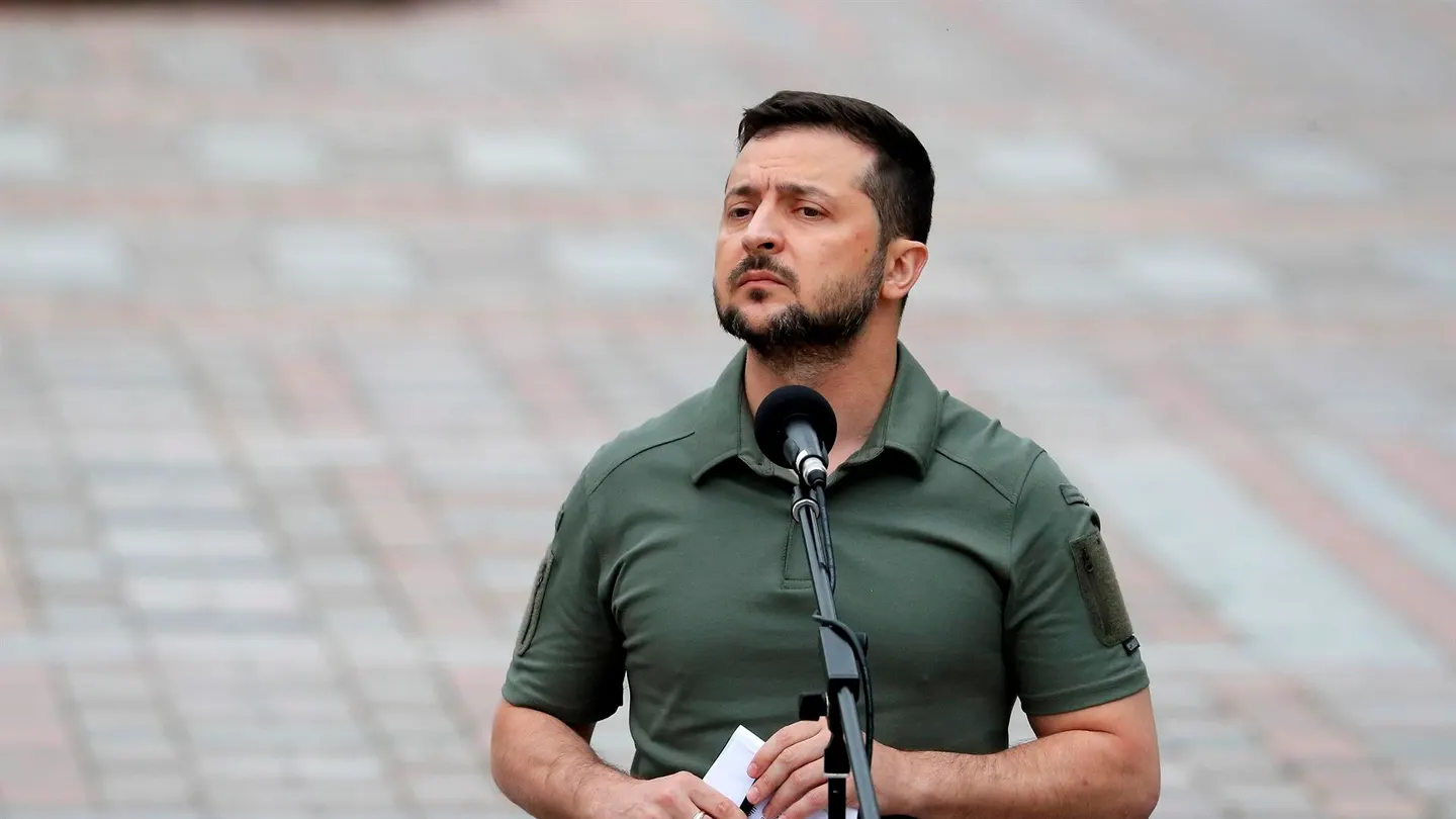 El presidente ucraniano, Volodímir Zelenski El presidente ucraniano, Volodímir Zelenski
