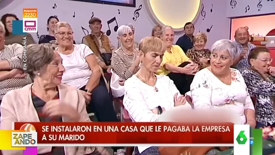 Ramón García sorprende a una mujer del público que se había quedado dormida durante la emisión Ramón García sorprende a una mujer del público que se había quedado dormida durante la emisión