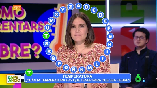 El rosco de Pasapalabra de Boticaria García sobre la fiebre: ¿cuánta temperatura hay que tener? ¿dónde se mide? El rosco de Pasapalabra de Boticaria García sobre la fiebre: ¿cuánta temperatura hay que tener? ¿dónde se mide?