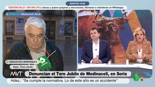 El rapapolvo de Cristina Pardo a un organizador del Toro de Júbilo: "También era tradición lapidar a las mujeres y ya no se hace" El rapapolvo de Cristina Pardo a un organizador del Toro de Júbilo: "También era tradición lapidar a las mujeres y ya no se hace"