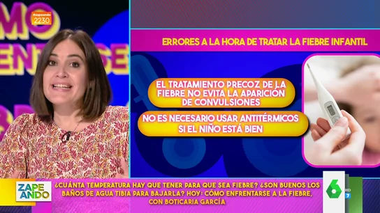 Boticaria García explica qué no debes hacer si tu hijo tiene fiebre: estos son los errores más comunes de los padres Boticaria García explica qué no debes hacer si tu hijo tiene fiebre: estos son los errores más comunes de los padres