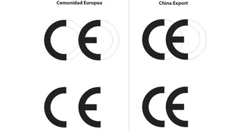Símbolo de la Comunidad Europea y de China Export