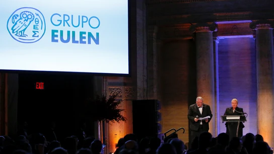 Imagen de un acto de la presidenta del Grupo Eulen, María José Álvarez Imagen de un acto de la presidenta del Grupo Eulen, María José Álvarez