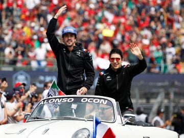Fernando Alonso y Esteban Ocon