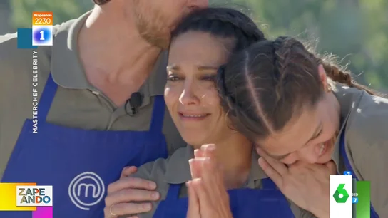 Las lágrimas de Lorena Castell al regalar los 4.000 euros de Masterchef a una asociación benéfica emocionan a María Gómez en directo Las lágrimas de Lorena Castell al regalar los 4.000 euros de Masterchef a una asociación benéfica emocionan a María Gómez en directo