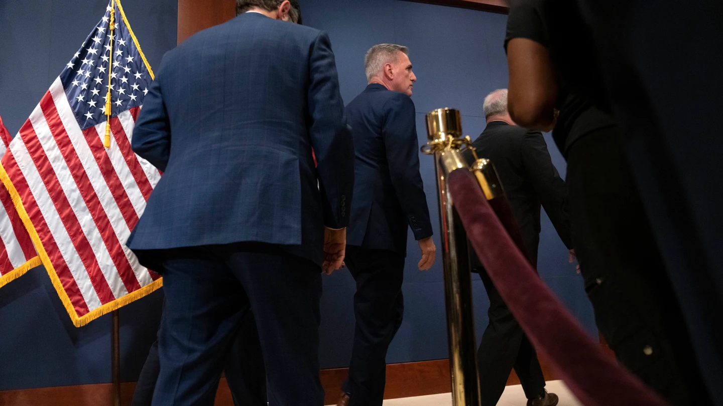 El líder de los republicanos en la Cámara de Representantes, Kevin McCarthy El líder de los republicanos en la Cámara de Representantes, Kevin McCarthy