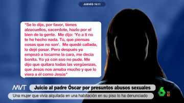 Habla la presunta víctima de los abusos sexuales de un cura en Madrid: "Me dijo que quitara las vergüenzas y le viera como Jesús"