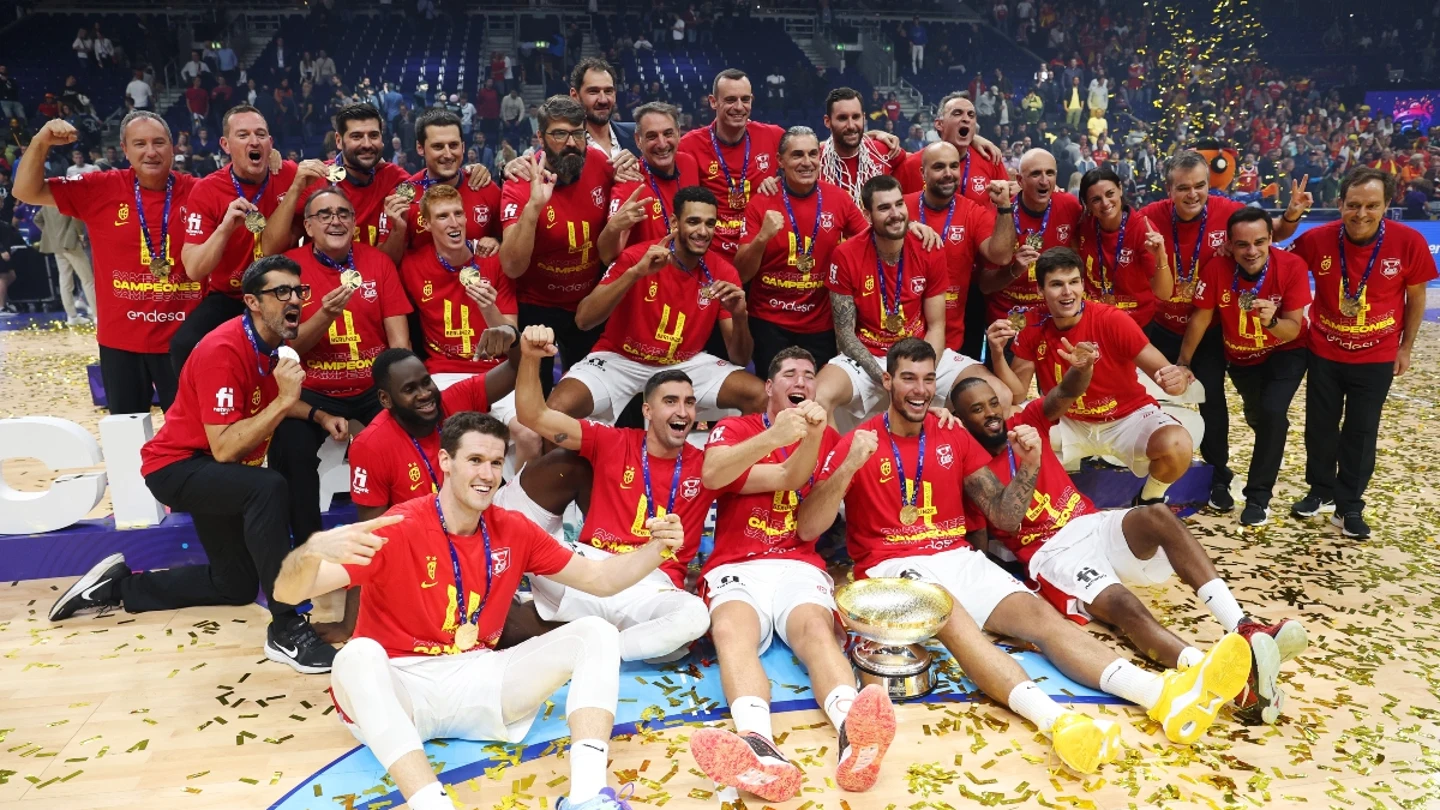 España, tras ganar el Eurobasket España, tras ganar el Eurobasket