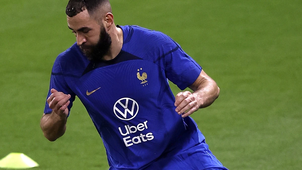 Karim Benzema, con Francia