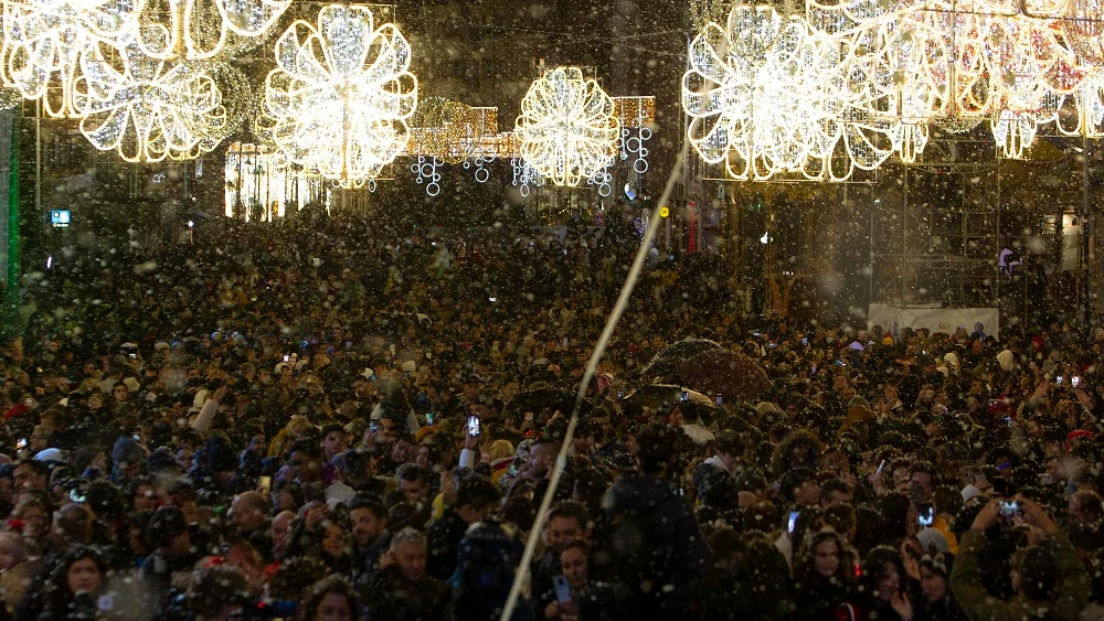 Encendido de luces navideñas en Vigo