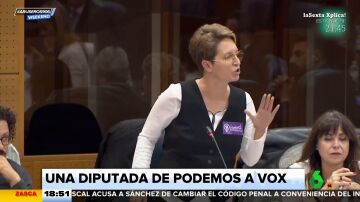 Una diputada de Unidas Podemos, a otro de Vox: "Ni siquiera saben follar"