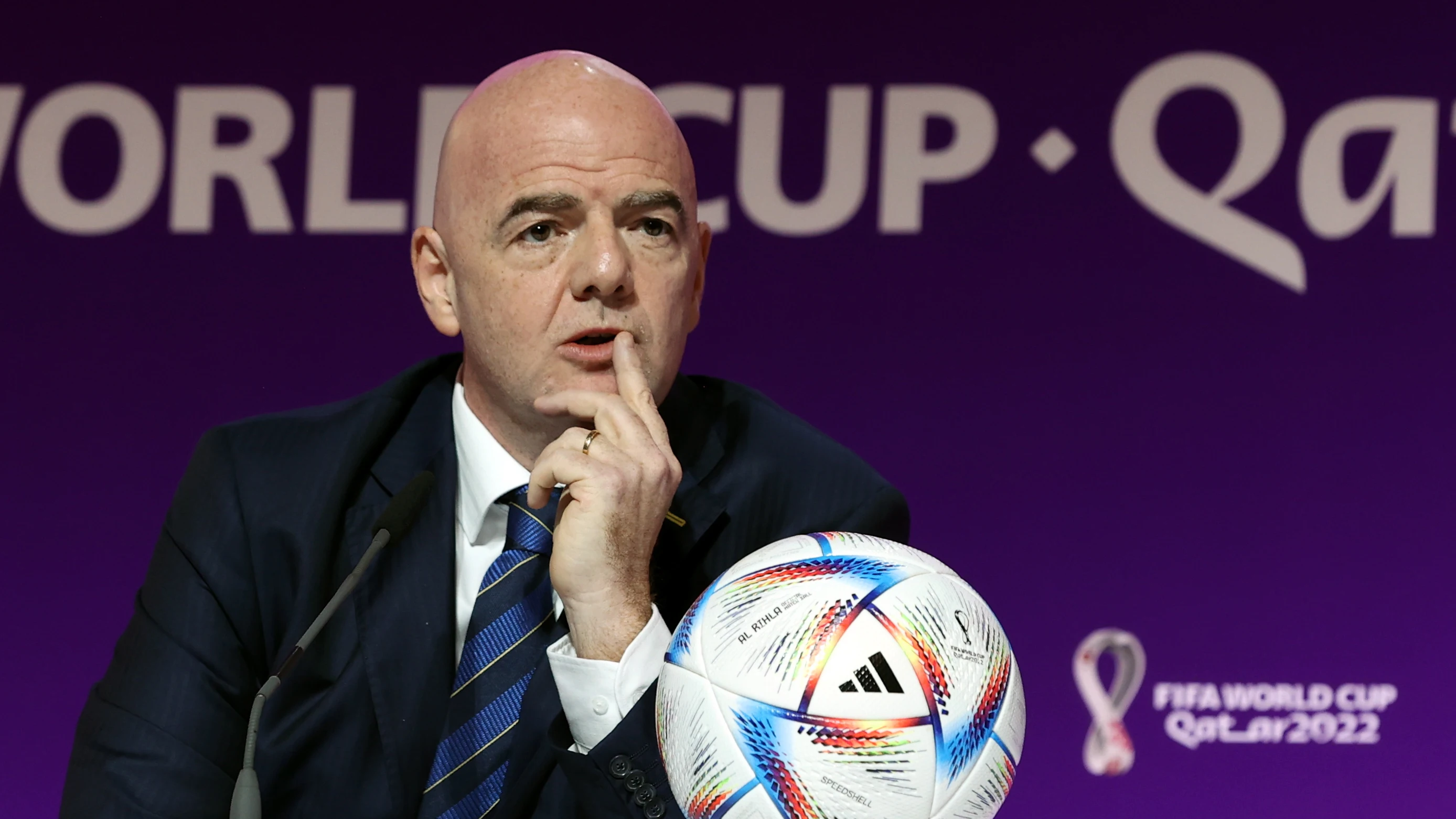 El presidente de la FIFA, Gianni Infantino.