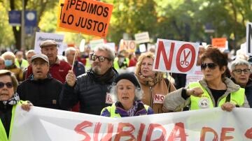 Protesta en Madrid