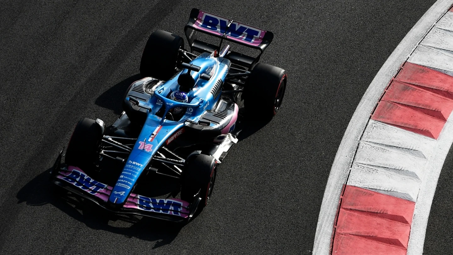 Alonso, en Yas Marina Alonso, en Yas Marina