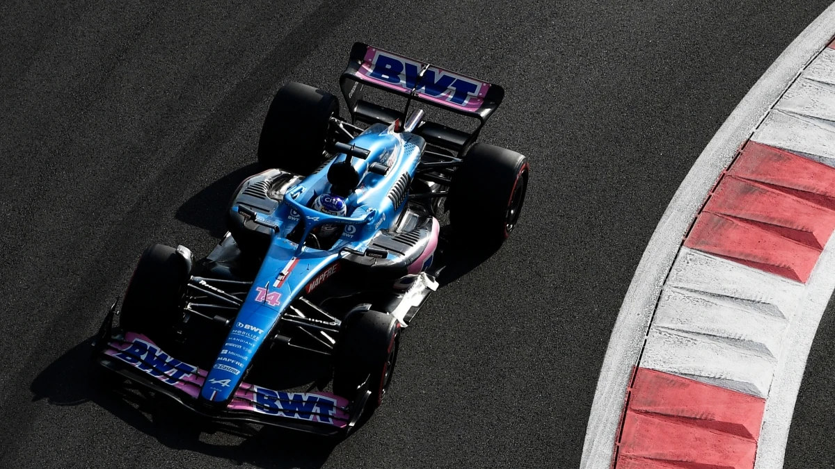 Alonso, en Yas Marina