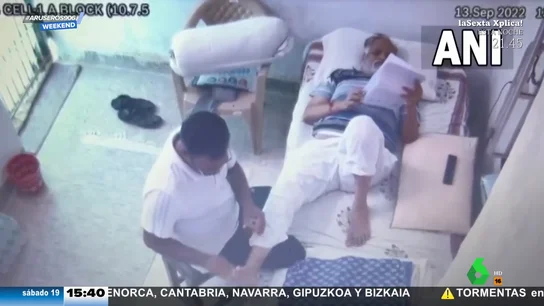 Pillan a un ministro preso en pleno masaje privado en su celda Pillan a un ministro preso en pleno masaje privado en su celda