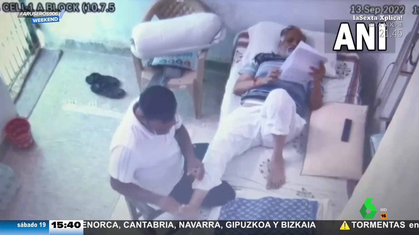Pillan a un ministro preso en pleno masaje privado en su celda Pillan a un ministro preso en pleno masaje privado en su celda