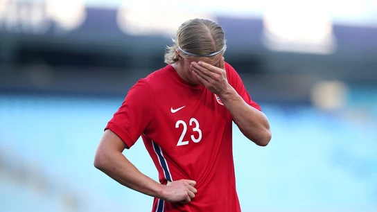 Erling Haaland con Noruega Erling Haaland con Noruega