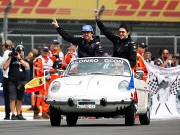 Fernando Alonso y Esteban Ocon