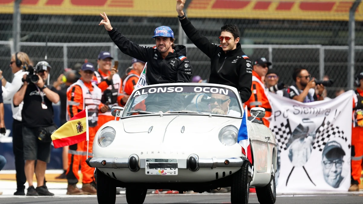 Fernando Alonso y Esteban Ocon