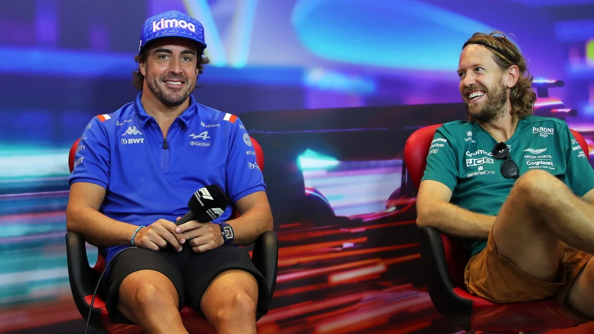 Fernando Alonso, con Vettel