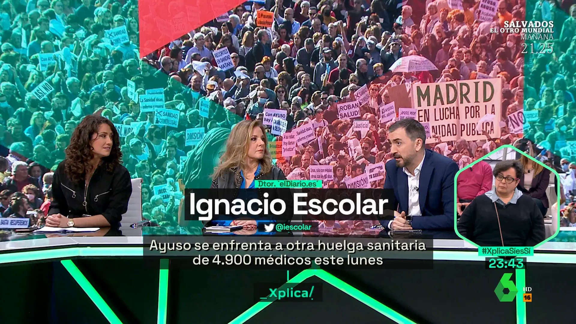 Ignacio Escolar: "La gran inversión de la Comunidad de Madrid es el plató del Isabel Zendal"