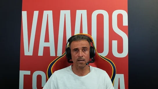 Luis Enrique, en un directo Luis Enrique, en un directo