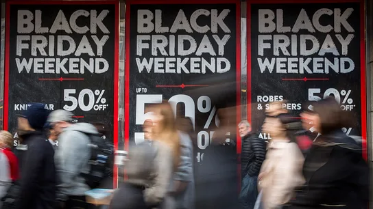 Imagen de archivo de promociones del Black Friday Imagen de archivo de promociones del Black Friday