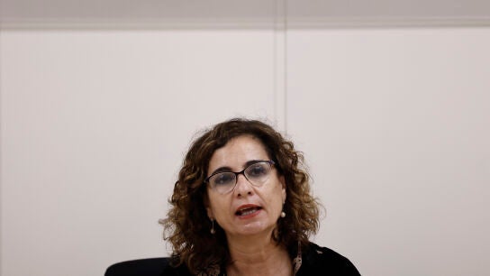 La ministra de Hacienda, Mar&iacute;a Jes&uacute;s Montero