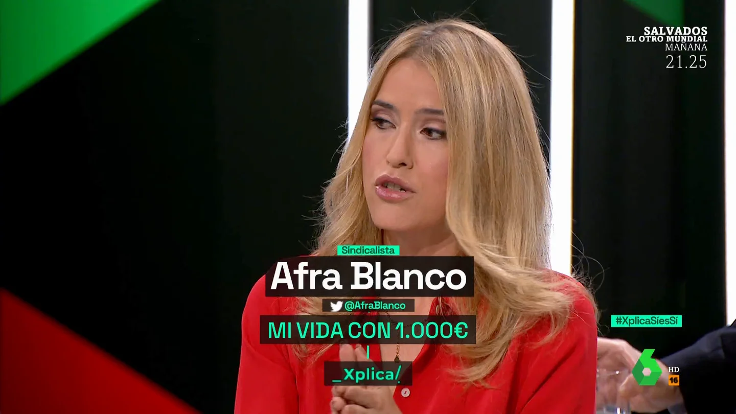 Afra Blanco: "Solamente nos gana a miseria salarial Eslovenia" Afra Blanco: "Solamente nos gana a miseria salarial Eslovenia"