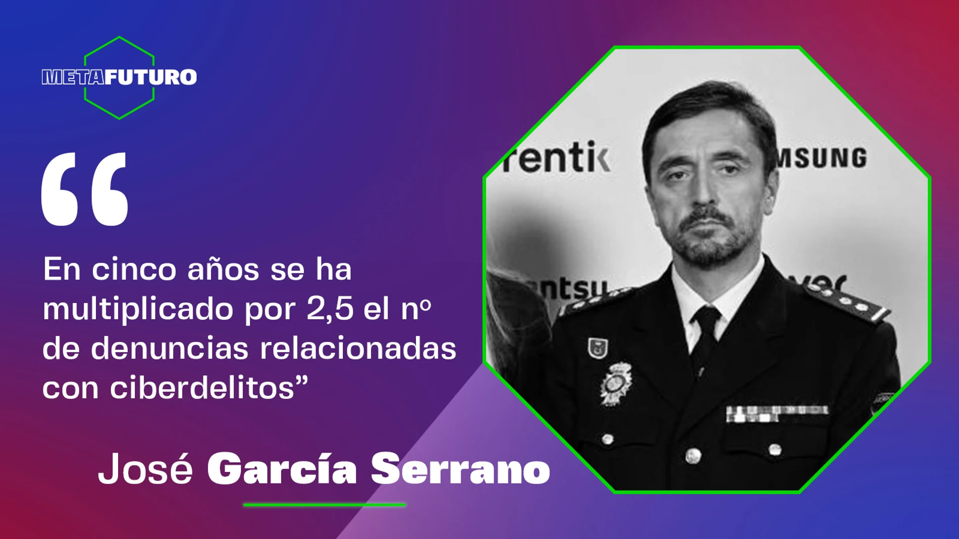 José García Serrano, comisario de la Policía Nacional de la Unidad Central de Ciberdelincuencia