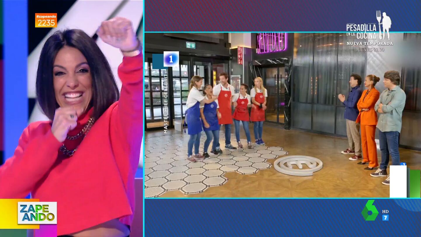 Primeras palabras de Lorena Castell en Zapeando como finalista de MasterChef