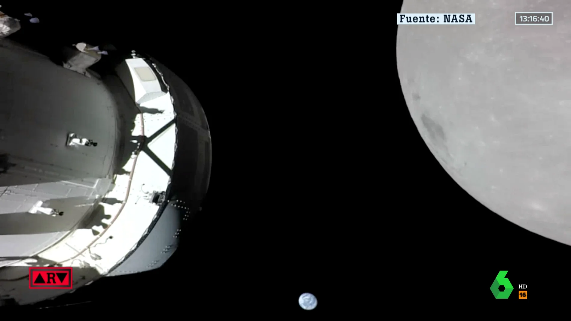La NASA capta una imagen nunca vista de la Tierra desde la cara oculta de la Luna